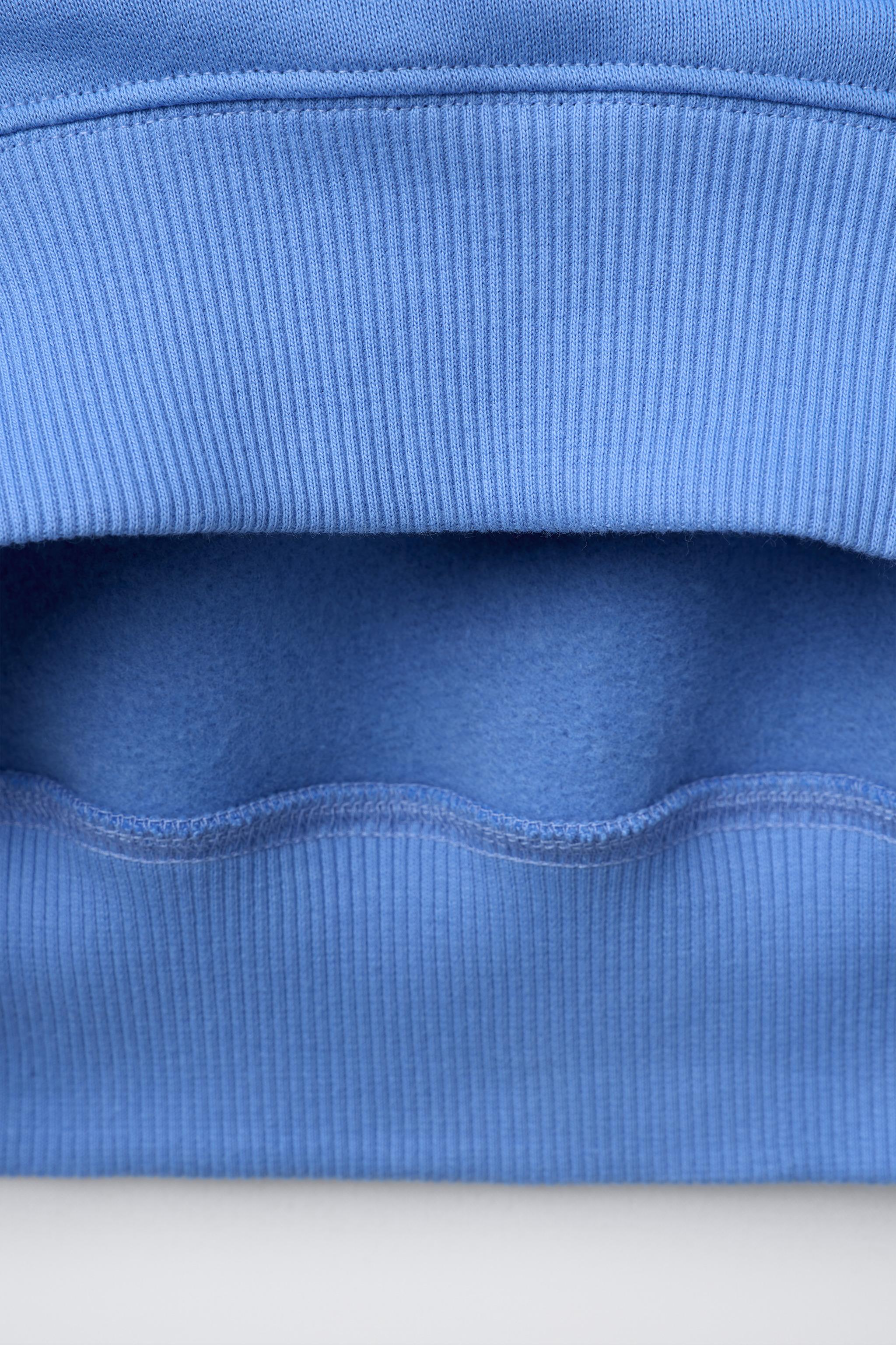 BEAR AND TEXT PRINT SWEATSHIRT